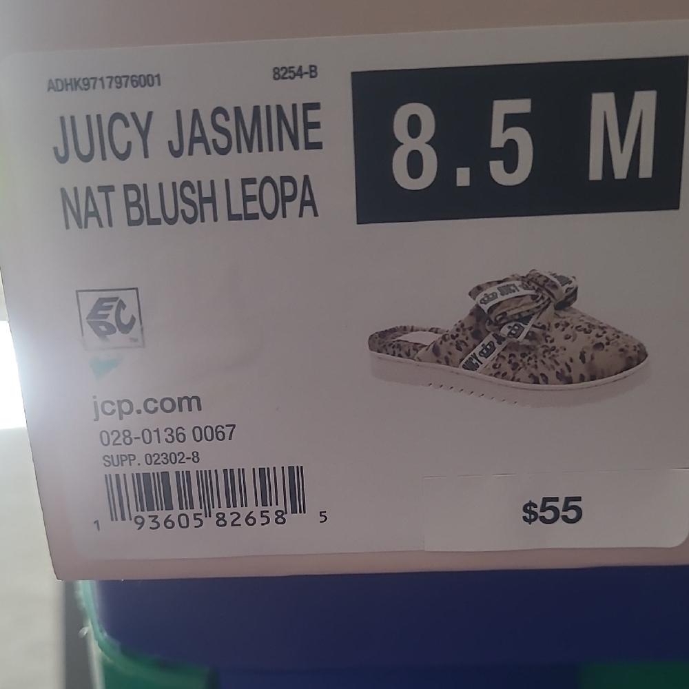 Jasmine Natural Blush Leopard  Slip Onoutdoor Slippers
